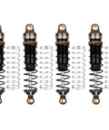 Long Travel Aluminum RC Shocks 59mm Eye To Eye For 1/18 TRX4M TRX4MT Crawler Upgrades With Threaded Bodies And Dual Spring Options
