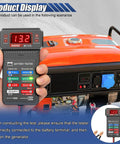 12V Car Battery Tester and Alternator Charging System Analyzer With Real Time Voltage Battery Health Check And DIY Friendly Electrical Diagnostic Tool For Quick Easy Vehicle Power Troubleshooting on generator