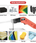 Romech Hot Knife Foam Cutter 200W Electric Air Cooled Kit with Blades for cutting various foam types including EPS and Styrofoam.