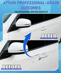 Car Scratch Repair Kit With 2 Pack Touch Up Paint Pens And Varnish Clear Coat For Chips And Rim Scuffs Before and After Results