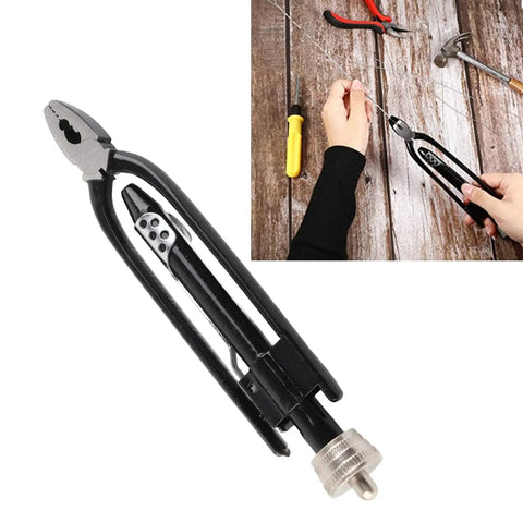 Safety Wire Pliers 8.3 Inch 3 In 1 Tool With 25ft Wire High Carbon Steel Twisting Pliers For Aircraft Auto Industrial Use