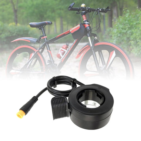 Thumb Throttle 22mm For Electric Bikes And Scooters Two Pack Finger Throttle Seven Eighths Inch Universal Left Right Mount Hall Sensor Compatible 24V To 72V Sensor Controller Replacement With Brake Switch