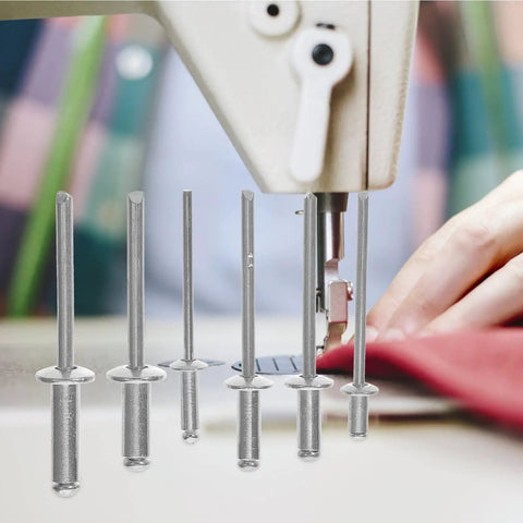 180 Piece Aluminum Blind Rivets Assortment Kit For Tools And Home Improvement With Corrosion Resistance Sturdy Lightweight Design Pro Grade Pop Rivets And Flat Rivets For DIY Projects Great For Repairs And Crafting, aluminum rivets for sewing