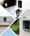 Premium Black GFCI Outlets 15 Amp 20 Pack With Bright LED Indicator installed in kitchen, bathroom, and outdoor setting.