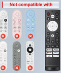 Replacement Remote Control For Smart Google TV Series A6 A65H A6H A7 U6 U6H U7H U8H U7 U6K U8 UX shown with incompatible remotes