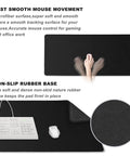 Beast Mode Massive Gaming Mouse Pad Desk Mat 31.5x15.7 Inches With Stitched Edges Non Slip Waterproof Rubber Base For PC