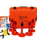 Tough As Nails Emergency Medivac Landing Zone Light Kit With waterproof LED strobe markers, orange case, and setup accessories