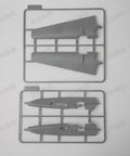 1 48 Scale Henschel Hs 129 B3 Model Kit With Ultra Detailed Interior And Clear Parts, unassembled wing and fuselage sprues