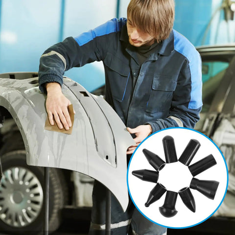 Heavy Duty Auto Dent Puller Kit Includes Nine Nylon Threaded Rod Tips For Quick Hail Fixing And Easy Door Ding Repairs That Smoothly Flattens Bumps While Keeping Your Ride Looking Sweet Without Shop Fees