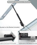 12V Heavy Duty Linear Actuator 330 Lbs 1500 Newtons 12 Inch 300mm IP65 mounted on bracket for installation flexibility