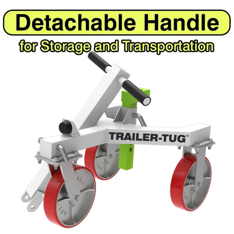Heavy Duty Trailer Tug Man Moves Rv And Boat Trailers Up To 20K Lbs Capacity With 3500 Lb Tongue Weight Max. Trailer dolly with detachable handle.
