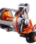Line Counter Trolling Reel With Conventional Level Wind For Saltwater Fishing Beeffy? Heavy Duty Thunder LS II 3000R close-up