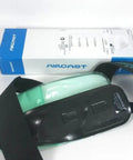 Air Stirrup Universe Ankle Support Brace With Duplex Aircell Technology semi-rigid shells next to packaging box