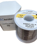 Pro Grade Solder Wire 63 To 37 Sn Pb, 1 Lb Roll, Activated Rosin Core Flux spool with box in the background