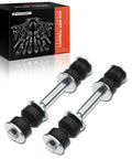 Front Sway Bar Link Stabilizer For Classic GM Rides And SUVs Including Buick Century Electra LeSabre Skylark Estate Wagon Riviera Roadmaster Skyhawk Somerset Regal Cadillac DeVille Fleetwood Seville Cimarron Brougham Bel Air Astro Beretta And More, black and silver