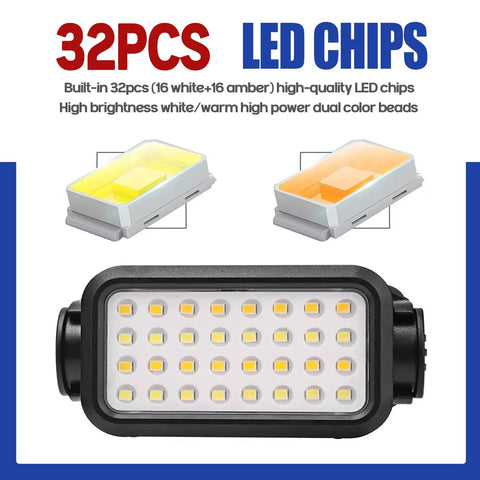 Hella Bright UTV Dome Light Plus Rechargeable Overhead Roll Bar Lamp With Five Lighting Modes And Thirty Two Glow Leds featuring 32 LED chips.