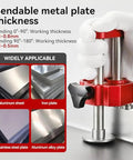 Heavy Duty Sheet Metal Roller Hand Bender For Fabrication And Metalworking Tools Durable Edge Roller Delivers Even Bends