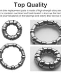 Rear Coaster Hub Bearings Set For Bikes, 2x 7/32 x 9 Bearings and 1x 1/4 x 7 Bearing in alloy steel for bicycle hubs