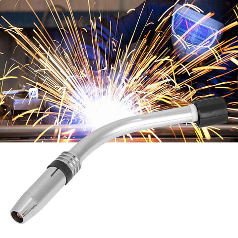 Go To MIG Welding Torch Neck Swan Goose Neck Connector Tube 9mm Stainless Brass Nozzle For Binzel MB24KD GMAW Welding