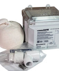 CondenSAFE CS2 Condensate Neutralizer Kit For Your Residential Condensing Gas Boilers Water Heaters with accessories displayed