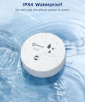 IPX4 waterproof Six Pack Water Leak Detectors With 100dB Alarm Battery Operated Water Sensor Alarms For Home Use