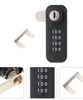 4 Digit Mechanical Cam Lock For Steel And File Cabinets Portable Vertical Cabinet Door Lock Made From Engineering Plastic And Steel