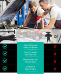 Mechanics using 150 Pcs Nylon Universal Cable Tie Buckles For Auto Repairs And Daily Maintenance under car hood