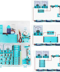 Hands On Electromagnetism Experiment Kit With Electric Bell Easy Electromagnet Tests Sliding Rheostat For Brightness Control