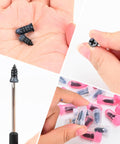 60Pcs Tire Repair Kit With Self Service Rubber Nails And Screws Includes Screwdriver For Quick Emergency Flat Tire Fixes