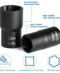 Lug Nut Removal Kit 13 Piece Bolt Extractor Set Half Inch Drive Easy Out For Damaged Frozen Studs Rusted Rounded Bolts