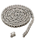 60 Pitch Heavy Duty 10 Foot Roller Chain Kit With Connecting Links Perfect For Grain And Oil Processing Mill Machines Plus Wood Saw And Cement Production Equipment For Smooth Power Transmission coiled with connector