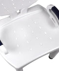 Shower Seat With Padded Arms And Removable Back For Safe Bathtub Use Adjustable Legs Wide Chair For Seniors And Limited Mobility