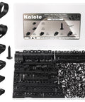 Heavy Duty Cable Clamps Kit With 292 Pieces, 6 Sizes From 3/16 To 1 Inch, PA66 Nylon R-Type Clips in storage case