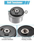 Timing Belt Tensioner Kit With Idler Pulley For Chevy Cruze Sonic Aveo 2010 2016 And Pontiac G3, aluminum alloy housing