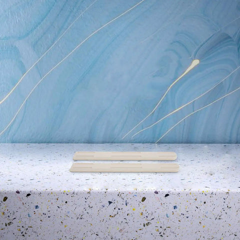 Dead Easy Self Adhesive Drawer Slide Guiding Rails For Quick Cabinet Closet Wardrobe Project on patterned surface.
