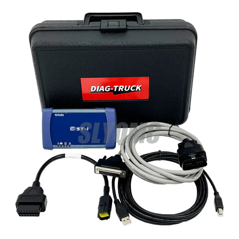 Pro-Grade All-In-One Diagnostic Kit With Diagmaster Software, cables, and case for diesel equipment diagnostics, DST-i compatible