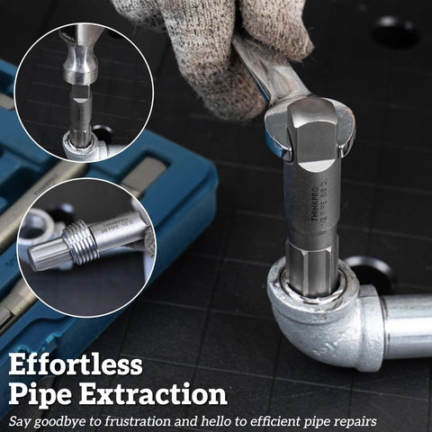 Beast Bolt Extractor Kit For Damaged Bolts And Nuts, 37 Piece Screw Extractor Set with tool removing stripped pipe fitting