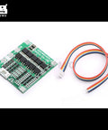 Top Shelf 4S 14.8V 30A BMS Battery Management Board For Lithium Ion 18650 Cells with connection wire for power storage.