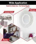 Wide application of Heavy Duty Self Drilling Drywall Anchors And Screws Zinc Metal Wall Plugs for curtain rails, mirrors, and racks.