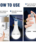 Emergency Rechargeable LED Light Bulb With Battery Backup To Keep The Lights On During Power Outages 12W 6500K Cool White guide