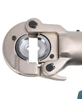 Close-up of Sorandy 60KN Electric Hydraulic Crimping Tool's crimping head for precise terminal connections.