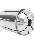 Premium High Speed Steel Milling Lathe Collet With Automatic Release 8 X 6.2 mm, silver finish, compact design for CNC machining.
