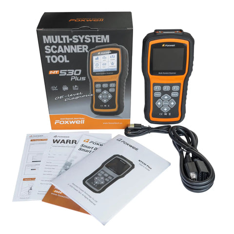 Porsche All Systems Diagnostic Tool With Bidirectional Capabilities And Maintenance Service OBD2 Scanner displaying NT530 packaging and manuals