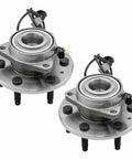 Front Wheel Bearing Hubs Assembly For 4x4 Trucks Six Lug ABS Ready Pair Fits Chevy Silverado 1500 Suburban Tahoe GMC Sierra 1500 Yukon XL Cadillac Escalade ESV XTS Replaces 515160