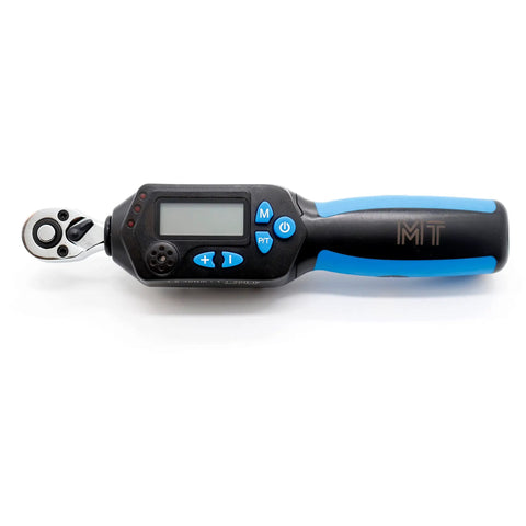 Pro Grade Digital Torque Wrench Set One Quarter Inch And Three Eighth Inch With Easy Push Button Reversible Drive Quick Release 72 Tooth Ratchet Precision Tolerance Plus Or Minus Two Percent For Home Garage And Pro Shops