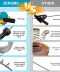 Comparison of Backyard Zip Line Kit For Kids And Adults with UFO design, stainless steel cable, safety features.