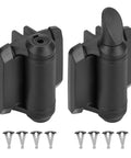 Heavy Duty Self Closing Gate Hinges With Adjustable Spring Tension for Wooden Vinyl and Metal Gates, weather resistant black finish