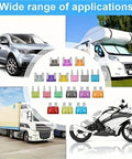No Brainer All In One Car Fuse Kit 273 Piece Set images of cars, RVs, trucks, motorcycles with various blade and mini fuses