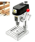 Huge 340 Watt Mini Drill Press For Jewelry Making And Woodworking Metal, 10mm chuck, precise drilling on wood and metal.