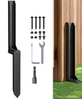 Top Notch Fence Post Repair Kit Built Tough As Nails For 33 Inch High Strength Steel Pile with tools and hardware included.